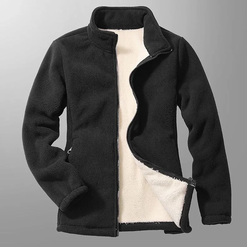 Lamb Fleece Fleece Sweater Women 2023 Autumn Winter New Cashmere Padded Polar Fleece Sweater Cardigan Coral Fleece Coat Women