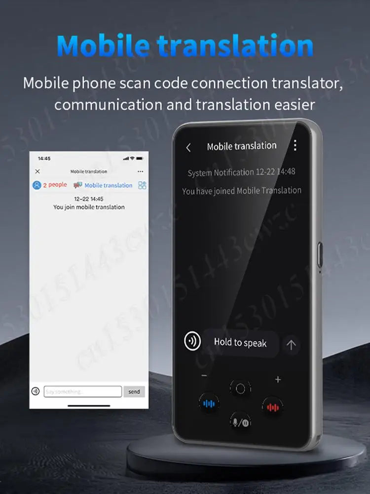 

Pocket Dictionary 138 Languages 4.0inch Touch Screen AI/Online/Offline/Recording/Photo Translation for Travel Business Learning