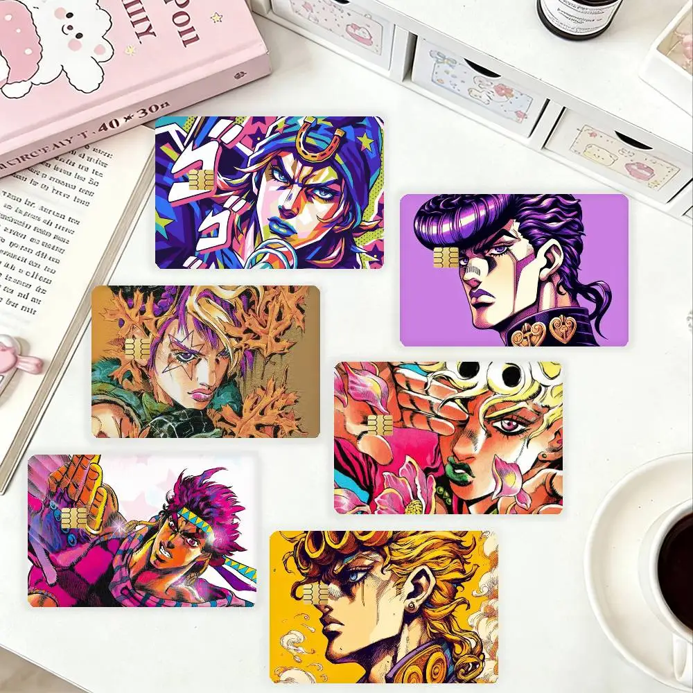 

J-JoJo's Bizarre Adventure HD Waterproof Card Skins Protective Stickers for Credit Bank Game Cards