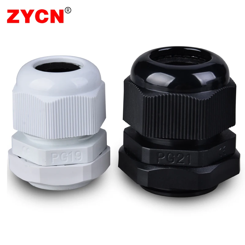 5/10pcs Waterproof Cable Gland Cable Entry IP68 PG7 for 3-6.5mm PG9 PG11 PG13.5/16/19/21 Nylon Plastic Connector Sleeve Joints