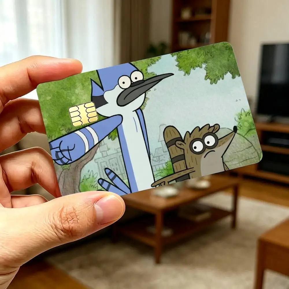 Cartoon Regulars Shows Credit Card Stickers Skin For Bank Debit Decorative Protection Scratch-resistant Gift
