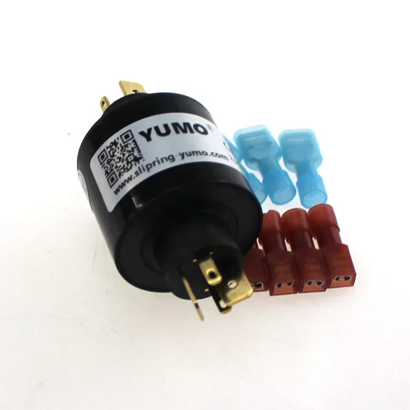 type golden plated  rotary joint electrical connector  slip ring