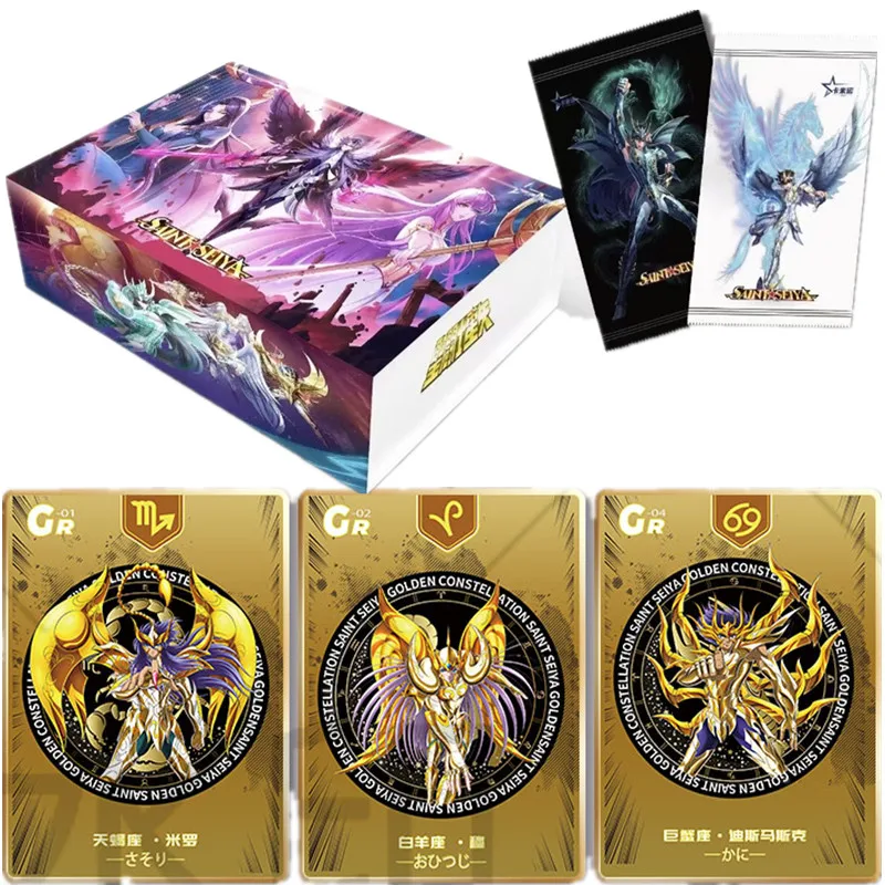 Saint Seiya Card The Lost Canvas Holy Cloak Awakening Style Hades Chapter Collection Anime Character Rare Flash Cards Toy Gifts