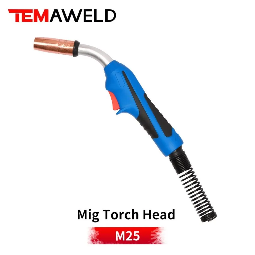 

M-25 M25 mig welded gun head Welding 250A Torch Brass Swan Goose Neck Handle Cover Nozzle Tip Trigger Welder Part Wholesale