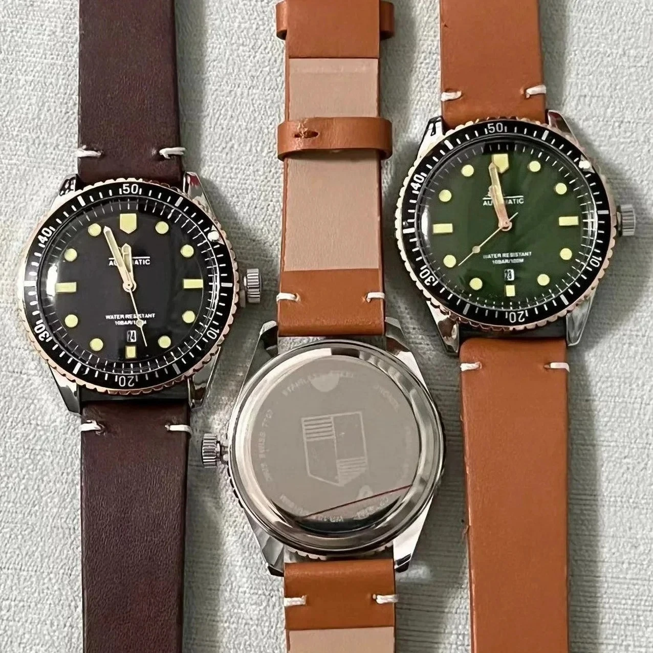 Nowe modne luksusowe zegarki markowe Wysokiej jakości skórzane paski Zegarki kwarcowe bez mechanizmu Zegarki biznesowe casual dla mężczyzn
