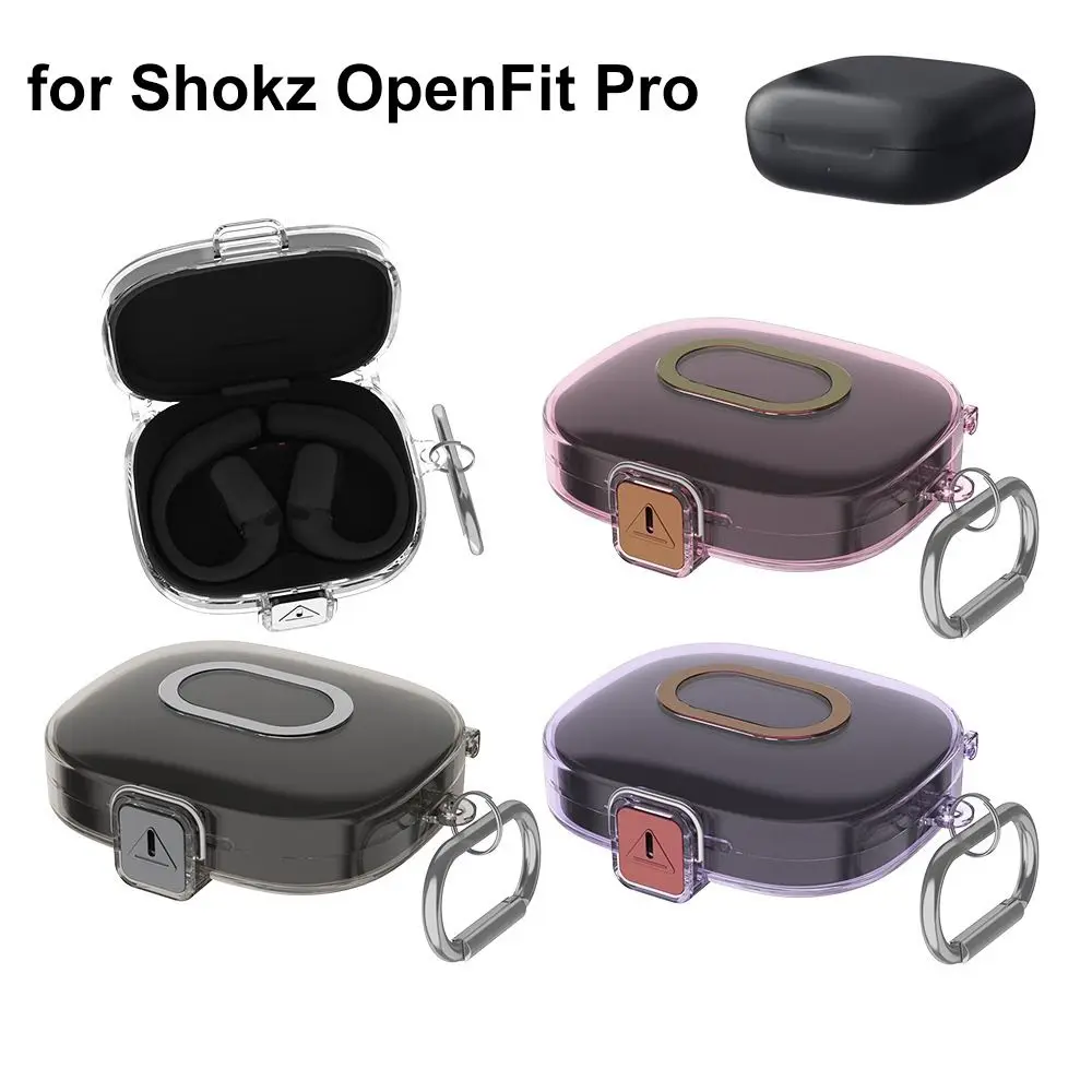 Durable Soft TPU Clear Case Anti Scratch Shockproof Protective Case Earbuds Shell for Shokz OpenFit Pro