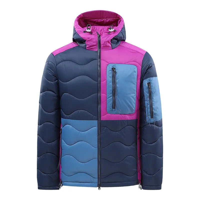 New Autumn/Winter Classic Fashion Waterproof Thickened Warm Hooded Cotton Jacket Men's Casual Loose Sports High-Quality Coat