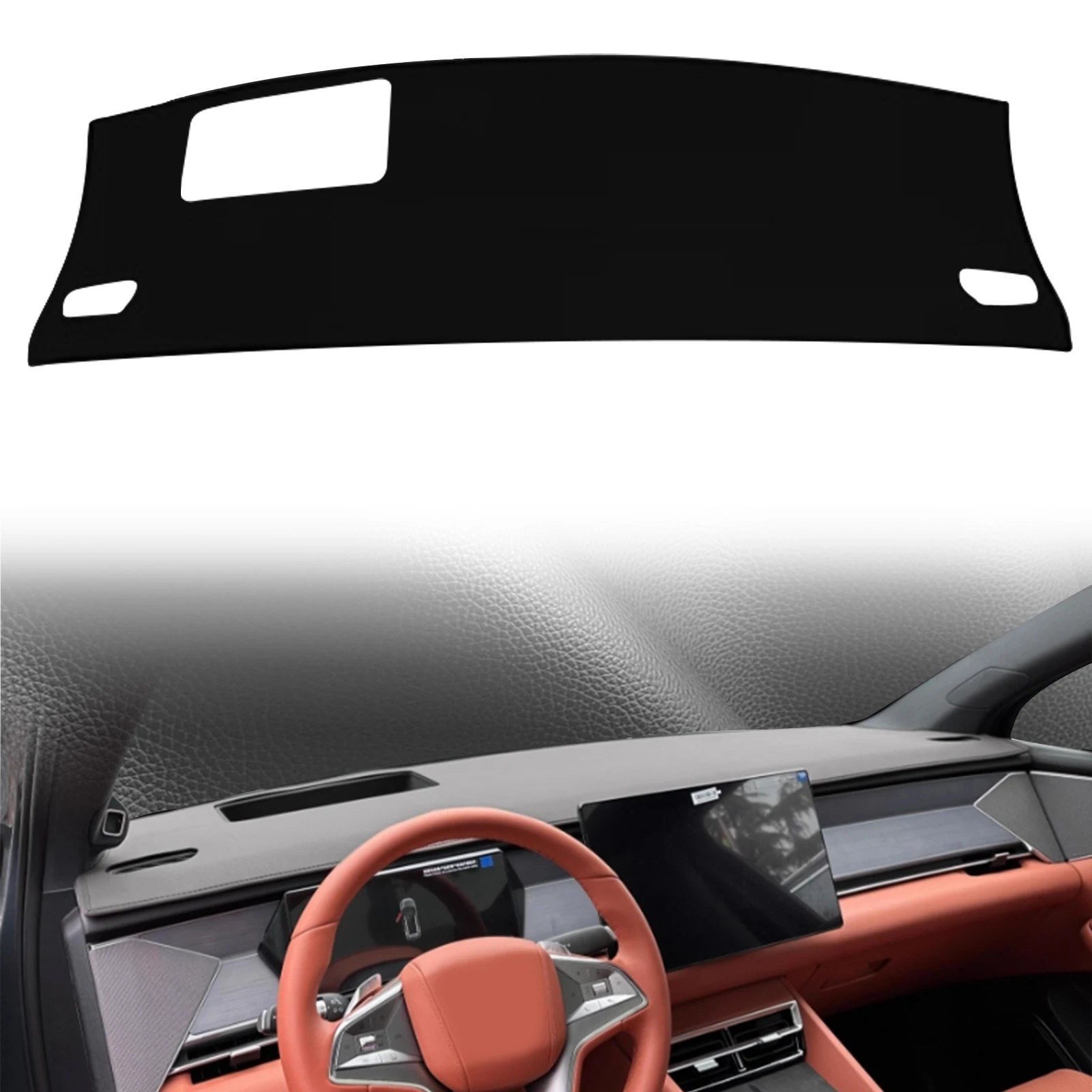

for BYD TANG L EV DM-i Sealion 8 2025-2026 Dashmat Dashboard Cover Pad DashMat Sunshade Protective Carpet Leather Accessories