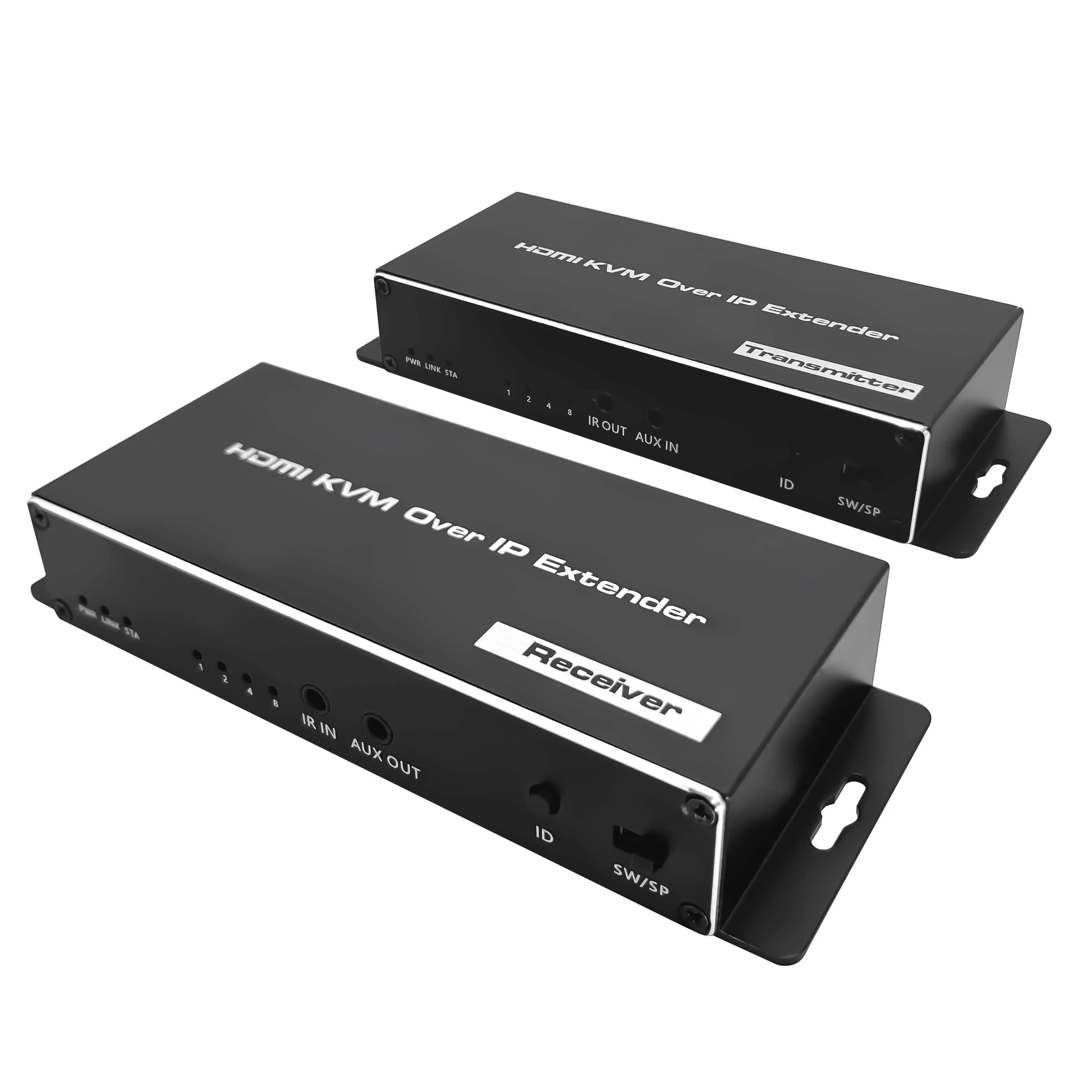 

SYONG Auto-match 4K HDMI Extender 200m Over IP Support NVR Loop Out KVM Cat5e Cat6 TX RX Receiver Transmitter With KVM USB