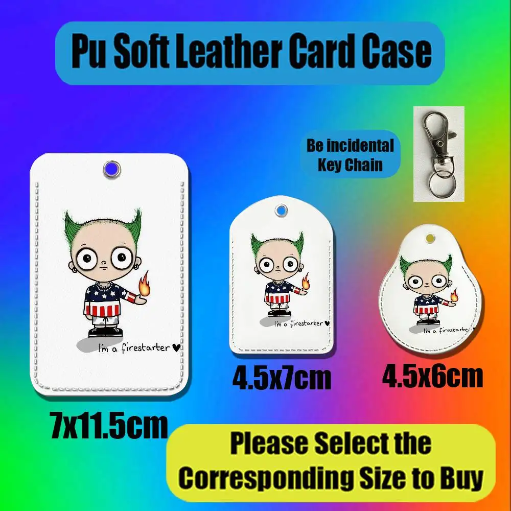 For The Prodigy Keith Flint For Air Tag Case Card Holder Keychain ID Badge Credit Bank Access For AirTag Case Shell