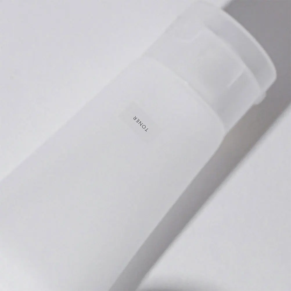 

20 Sheets Travel Size Bottle Labels Clear Waterproof Stickers for Shampoo Conditioner Bathroom Toiletry Organization