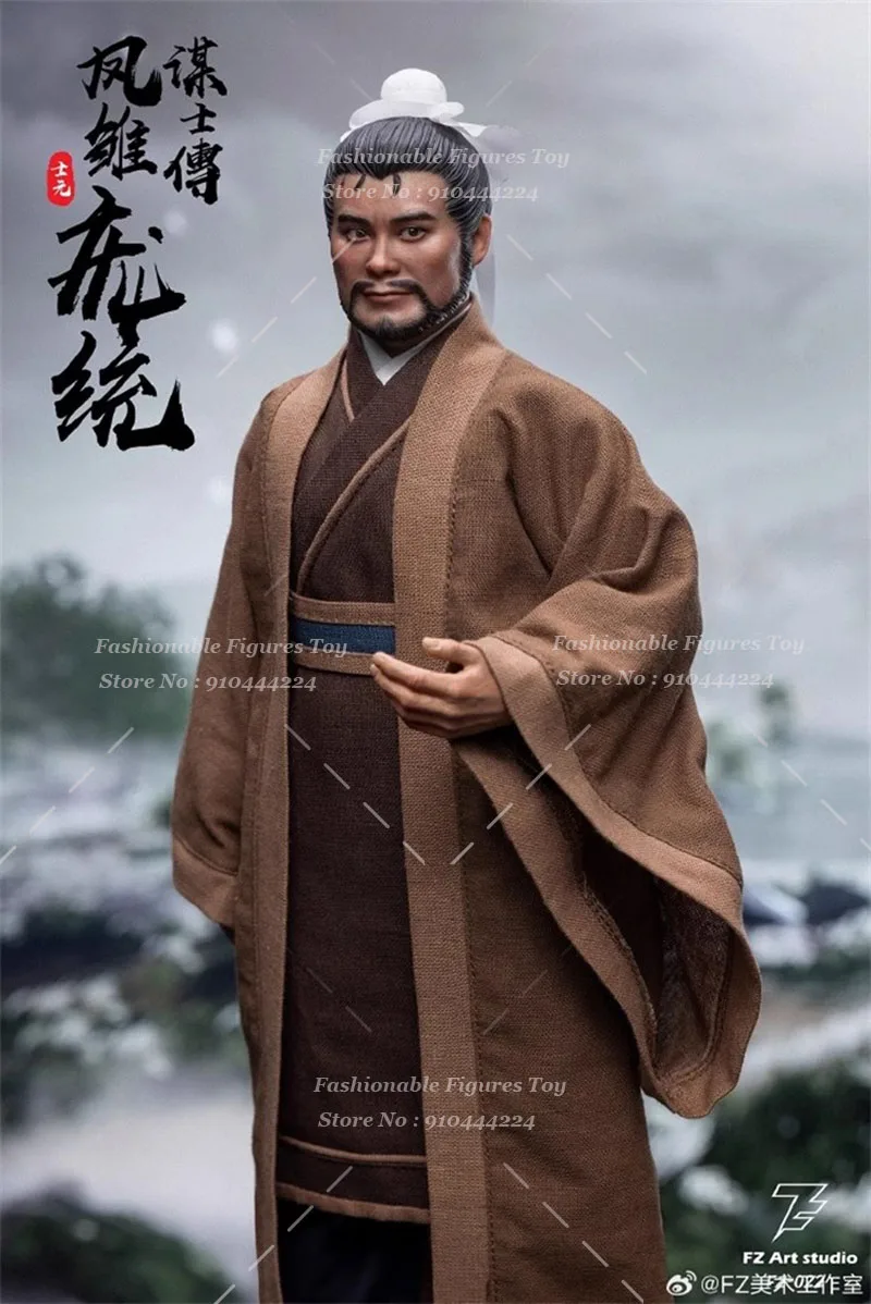 FZ Art studio FZ022 1/6 Żołnierz Pang Tong Pang Shiyuan Trzy Królestwa Strategiczny Żołnierz 12-calowa Figurka Akcji Model Zabawki