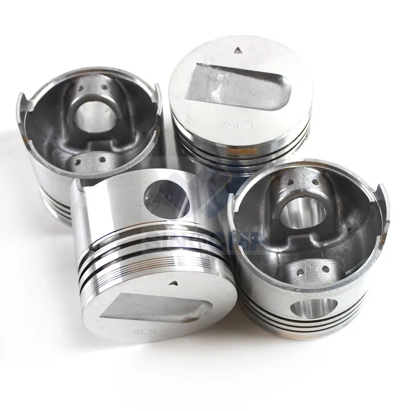 1Set S4L2 Engine Overhaul Kit 4 Cylinder Sleeves 4 Pistons with Pins Retaining Rings &Big Small Bearing Thrust Excavator Parts