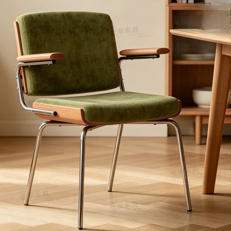 mid‑century-upholstered-arm-chair-retro-with-armrest-side-chair-for-home-dining-desk-office