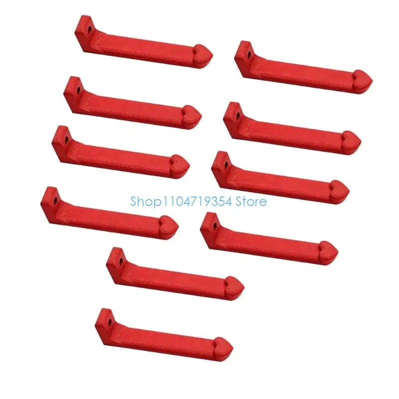 0XLD Wall Mount Tape Holder Hooks Support Tool Rack Set for Garage Craft Room Workbench and Desk Organization Setup 10pcs