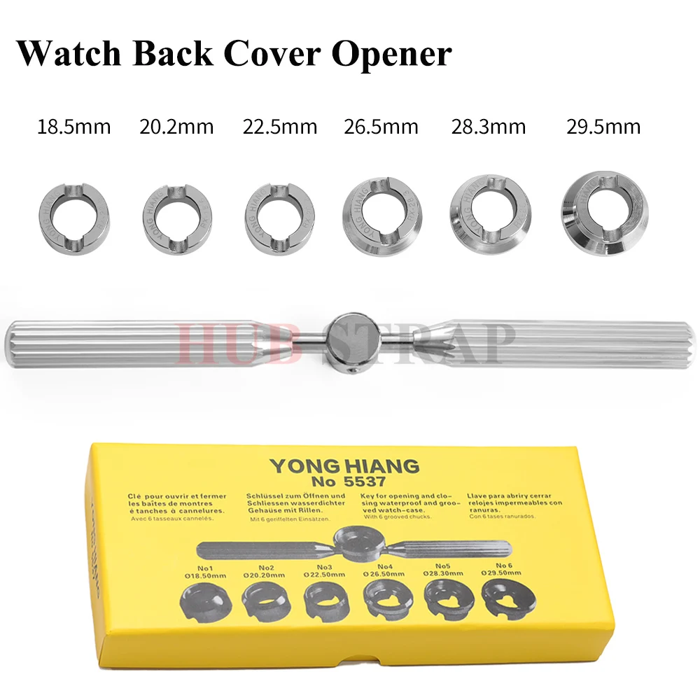 For Rolex Watch Back Cover Opener for Tudor for SEIKO Easy Open Watch Back Case Watch Repair Tools for Grooved Screw Bottom 5537