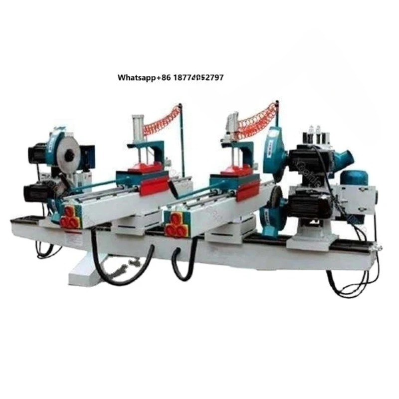 Heavy Duty Woodworking Automatic Double End Tenoner Machine for Slotting Sawing Wood Milling Tenon and Cut Off