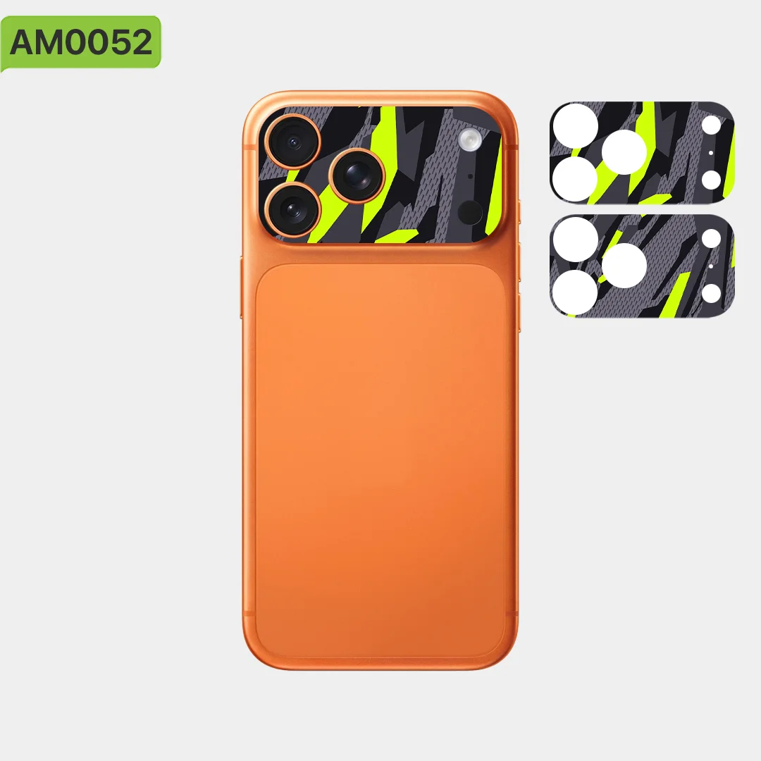 2 قطعة غطاء كامل حامي العدسة المضادة للخدش ماتي متجمد عدسة اللون الجلد ملصق آيفون 17 برو ماكس/iphone17pro