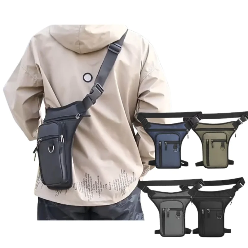 Waterproof Leg Waist Bags Portable Molle Shoulder Waist Pack Funny Outdoor Hiking Motorcycle Waist Bag Leg Bag