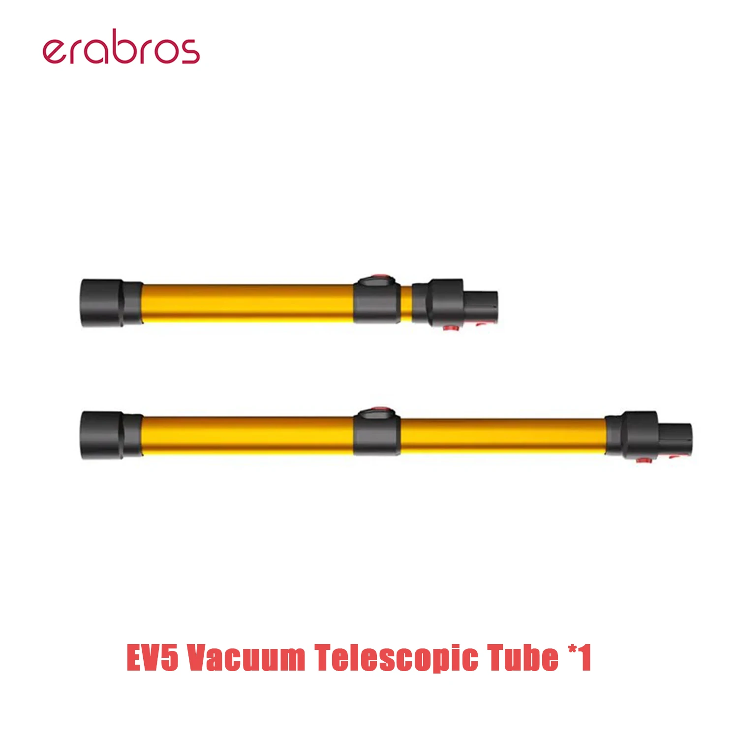 Tubo Telescopico per Aspirapolvere Erabros EV5, Accessorio e Ricambio per Aspirapolvere