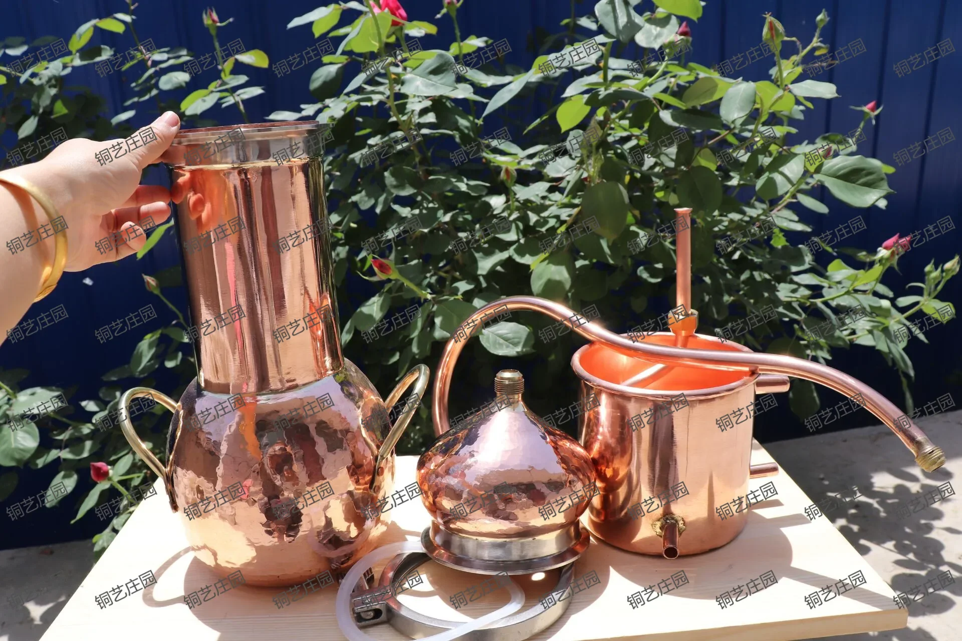 Copper Distillator Household Small Ancient Style Distillation Equipment Distiller Steamed Wine