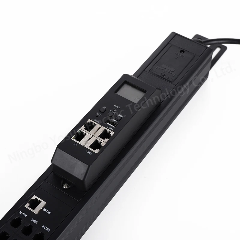 Yosun intelligent pdu 1.5U IEC C13 C19 smart monitoring 485 PDU  For computer room IDC