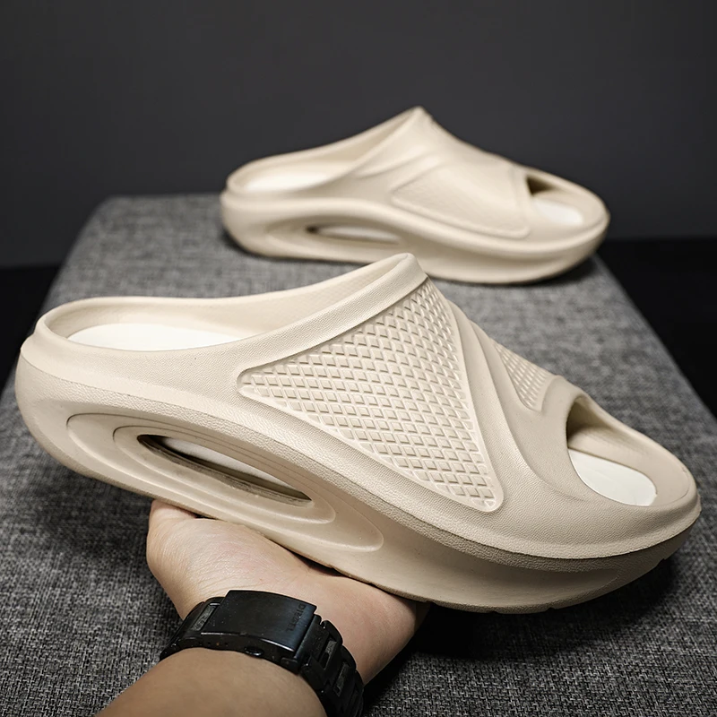 

Yezzy EVA Мужские сандалии Мягкие полые парные садовые туфли Дизайнерские женские тапочки с отверстиями Кроссовки Пляжная обувь для воды Slip on Foam Runner