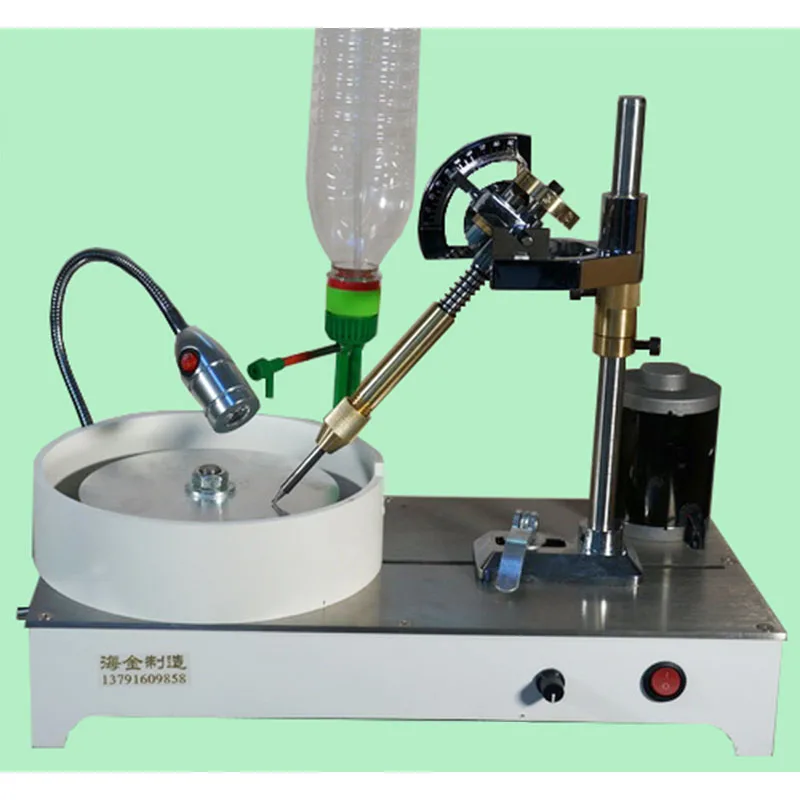 Jade processing equipment Gem Faceting Machine Jade Stone Angle Machine Jewelry Polisher Flat Grinder Speed Adjustable