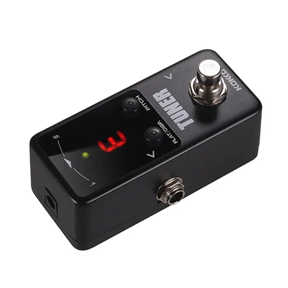 KOKKO Tuner Electric Guitarra Effect Pedal Tuner Effect LED Display True Bypass Pedal Tuner Mini Electric Guitar Accessories