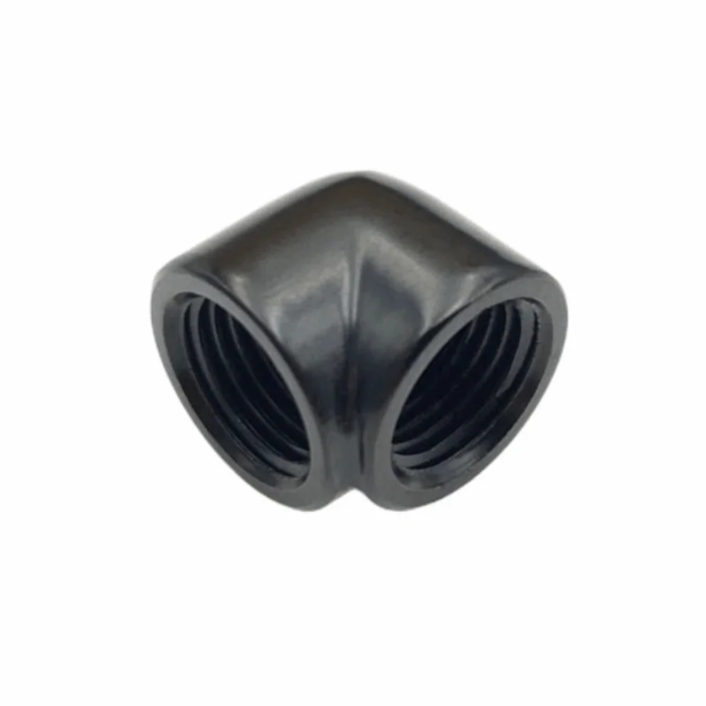 

2PCS 90 Degree G1/4 Thread Adapter Double Internal Thread Black/Silver/White PC Water Cooling Water Cooling Fitting