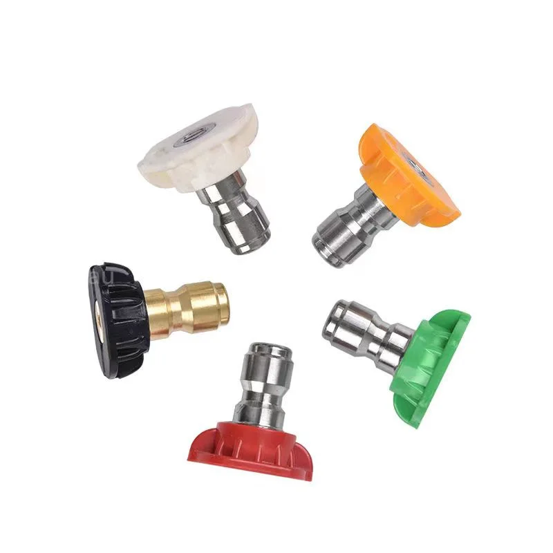 0-40 Degrees Angle High Pressure Car Washer Spray Nozzles Water Gun Quick Connector 1/4\