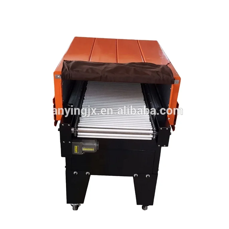 SANYING BS-4525 PVC/POF jet-propelled heat tunnel thermal film shrinking wrapping machine