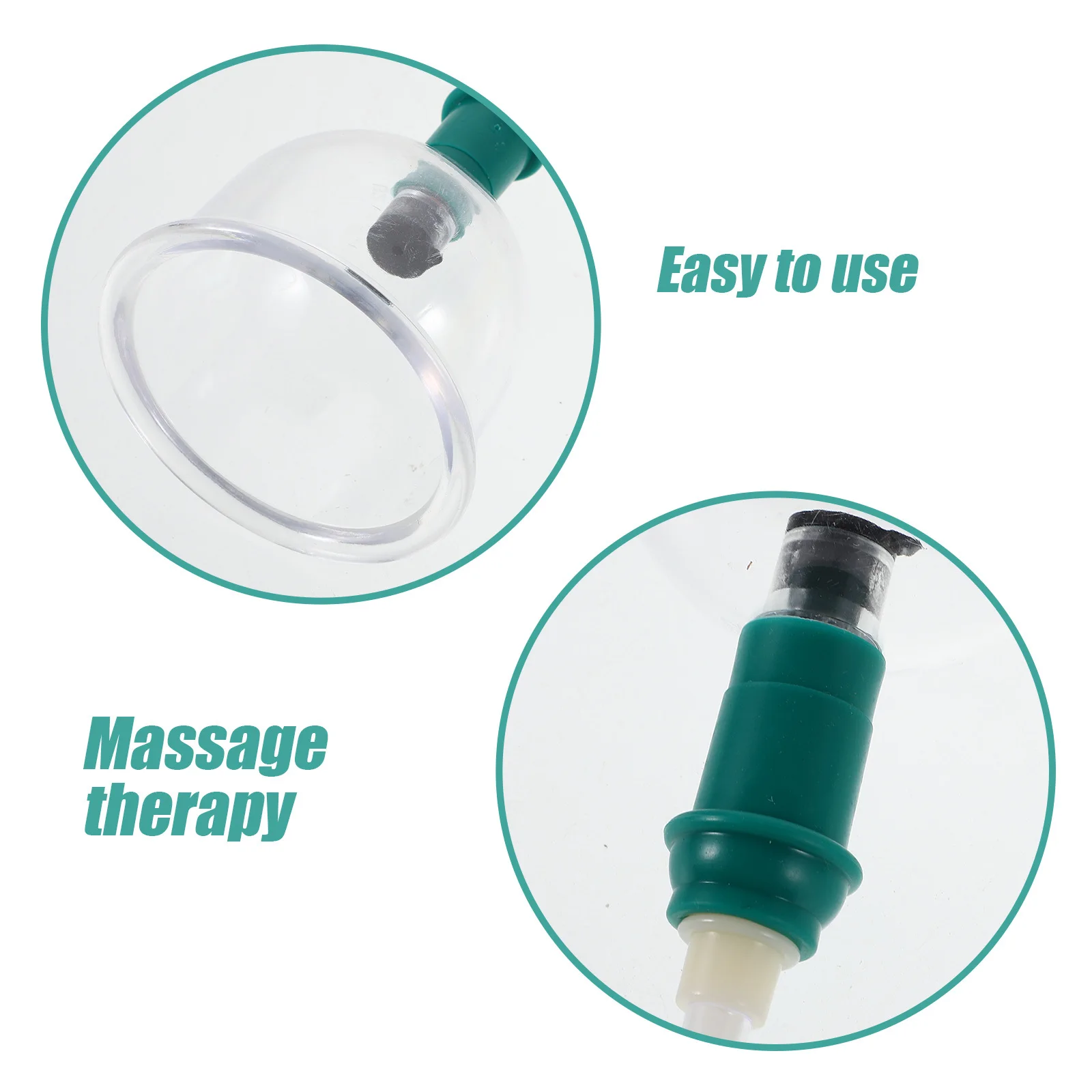 Zestaw do bańek z pompką do masażu, tradycyjna chińska terapia, usuwanie wilgoci, urządzenie do próżniowego masażu ciała, ergonomiczny kształt uchwytu.