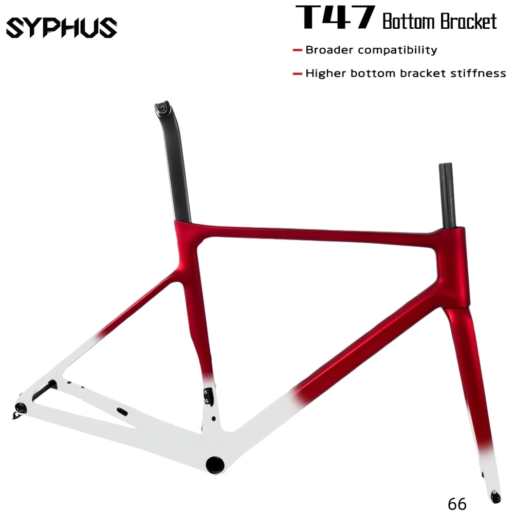 

Полностью карбоновая рама для гравийного велосипеда 700C с дисковыми тормозами, внутренней проводкой тросов T47, для циклокросса и гравия