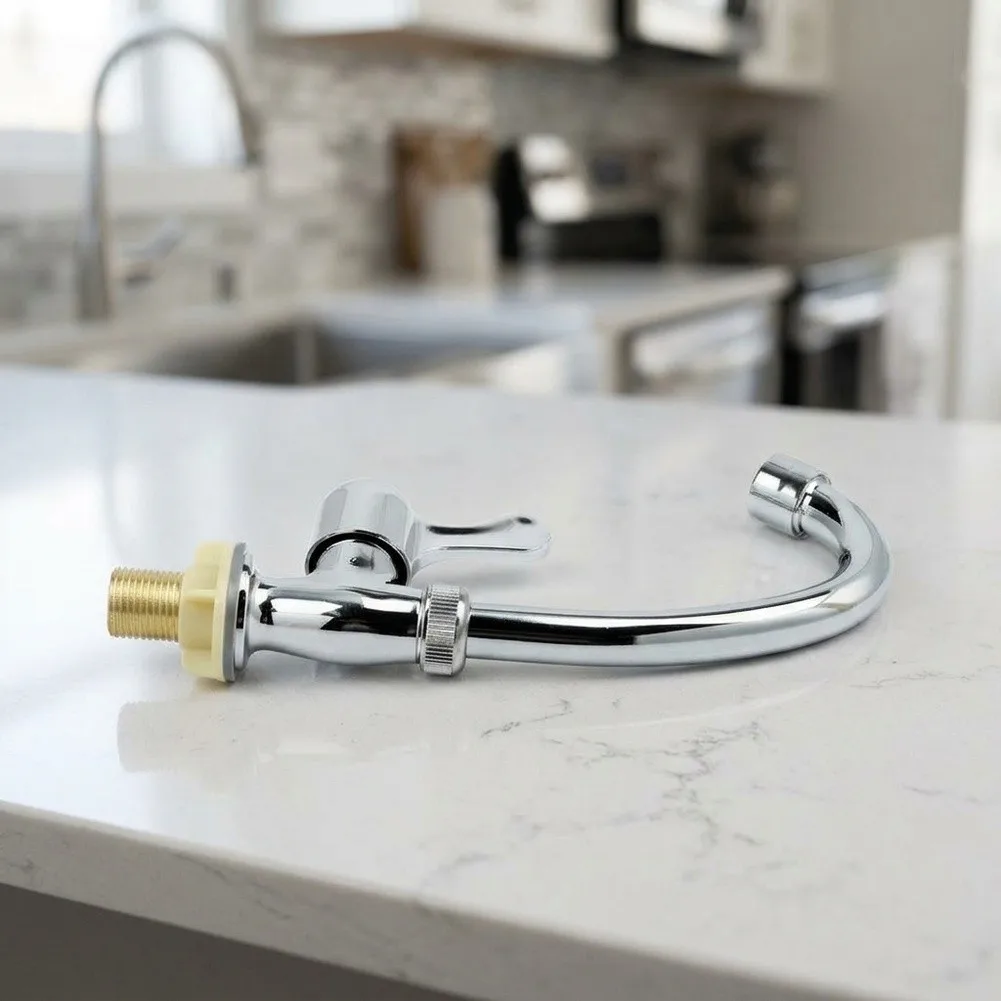 Cold Tap Sink Faucet Kitchen Faucet Accessories Plastic Steel Single Cold Water Bathroom Accessories Brand New