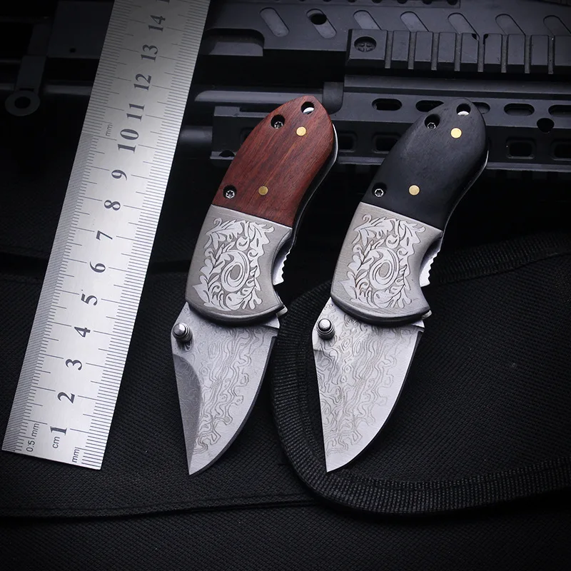 

Outdoor Survival mini folding high hardness sharp a folding knife saber portable