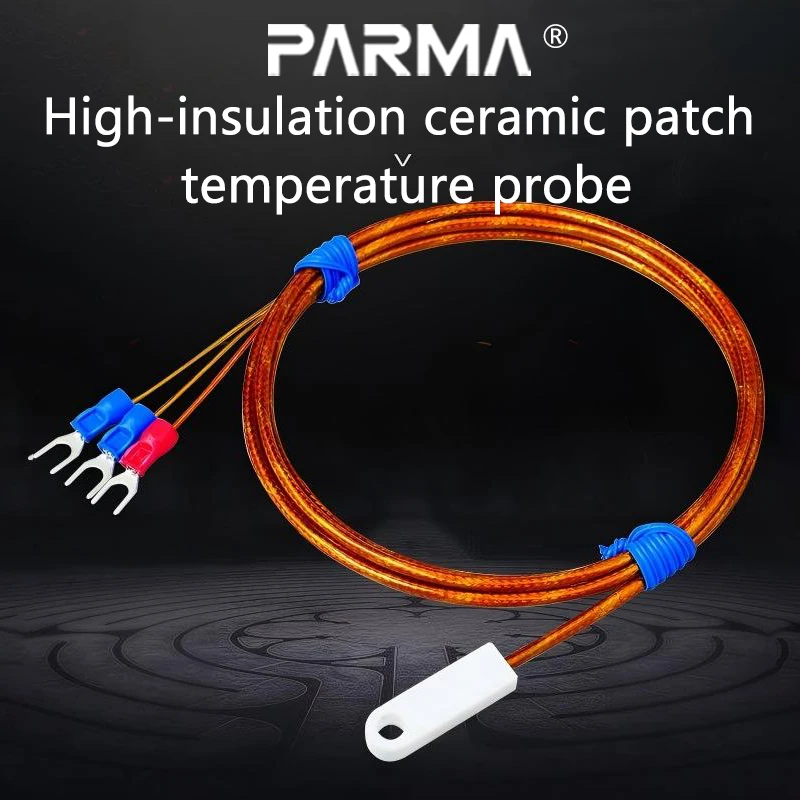 PT100/K type ceramic insulated surface thermal resistance temperature sensor with perforated surface-mounted platinum resistance