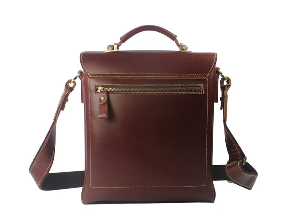 Luxury Men Briefcase portfolio men Leather Briefcase handbag Business Bag attache case male Genuine Leather crossbody bag M002#