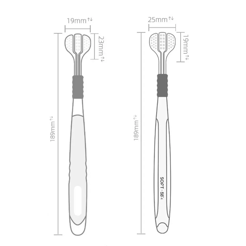 فرشاة أسنان ساخنة على شكل حرف U بثلاثة جوانب، فرشاة تنظيف ملفوفة بالكامل ثلاثية الأبعاد، هدية منزلية للبالغين للعناية بالأسنان للاستخدام اليومي #6