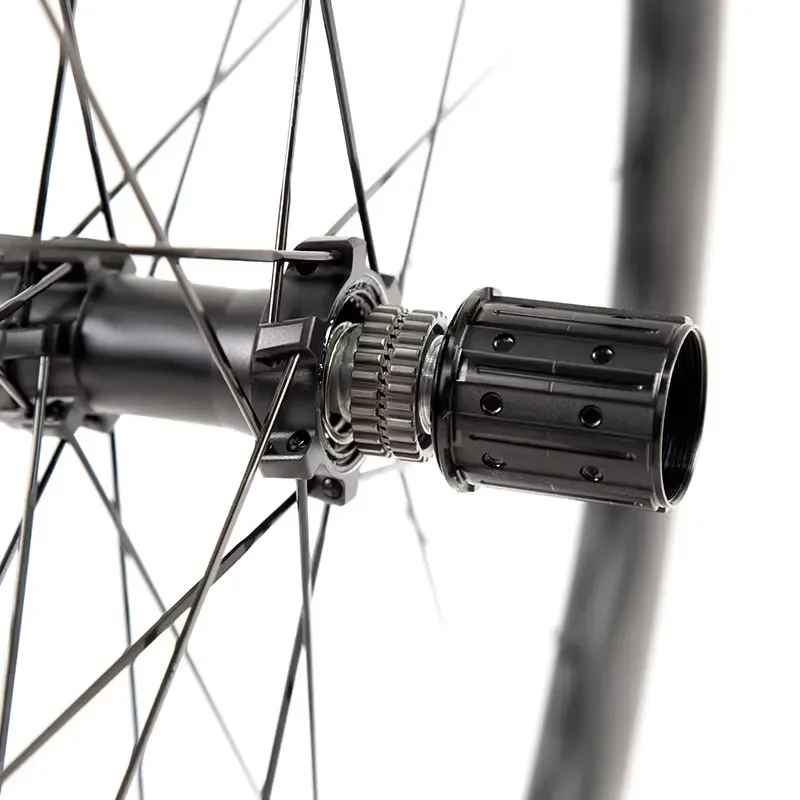 700C Carbon Road Bike Wheelset 28/50mm Deep Rim Disc Brake 24 Spokes Cycling Replacement Parts