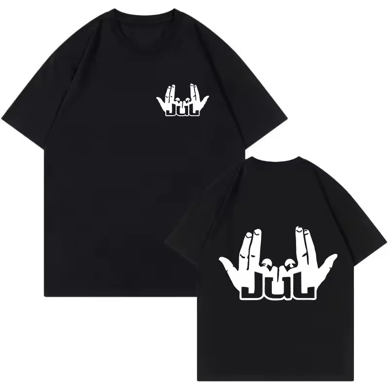 Camiseta de manga corta Maillot Jul, camiseta para hombre, camisetas gráficas de algodón de alta calidad, ropa, camiseta informal con gráfico Harajuku