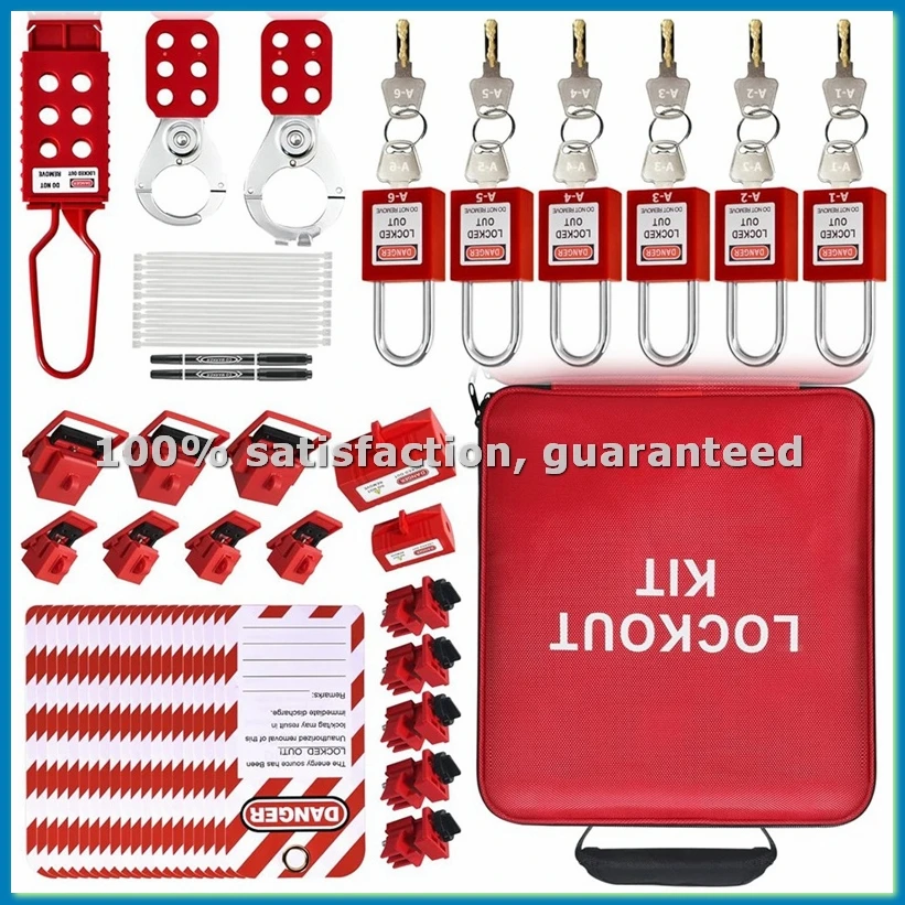 

Комплект для блокировки и маркировки оборудования (Lockout Tagout), электрический комплект для блокировки и маркировки, промышленный комплект для блокировки и маркировки - ANKL