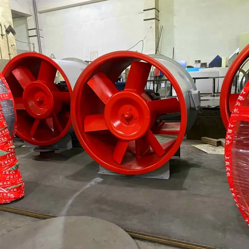 Axial flow smoke exhaust fan, pipe and accident fan, two-speed smoke exhaust positive pressure blower fan