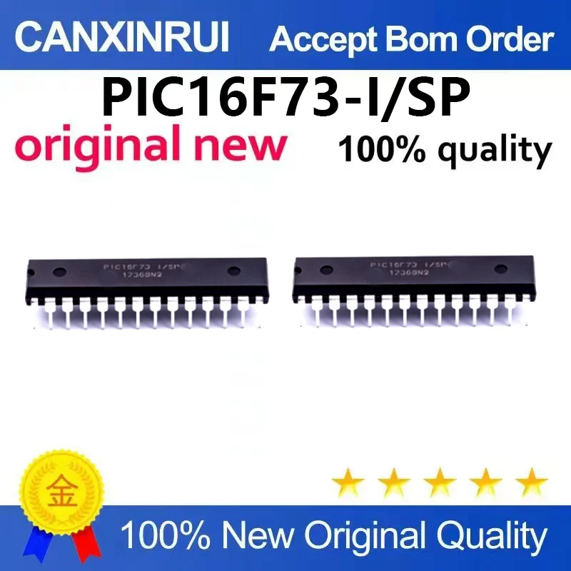 (5pcs-100pcs)Brand new original PIC16F73-ISP 8-bit microcontroller MCU directly inserted into DIP-28
