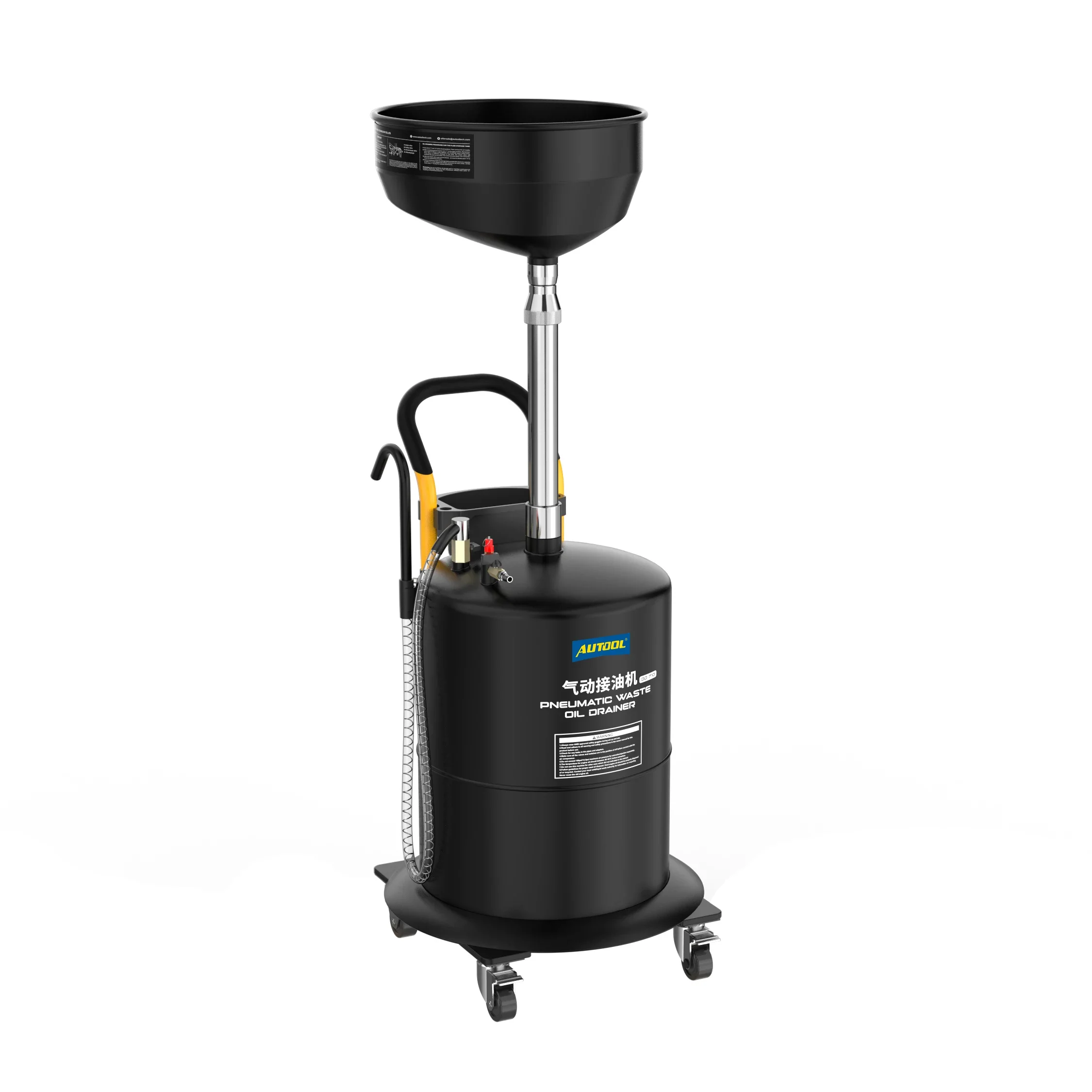 OD710 Auto Waste Oil Collector Change Tool Pneumatic Drain Recovery Machine for Car