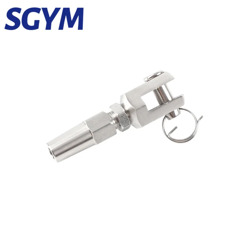 ステンレス鋼のスイベルフォーク,10個,端子,ケーブルレール,日曜大工,クイックインストール,316, 3mm, 4mm, 1, 8インチ
