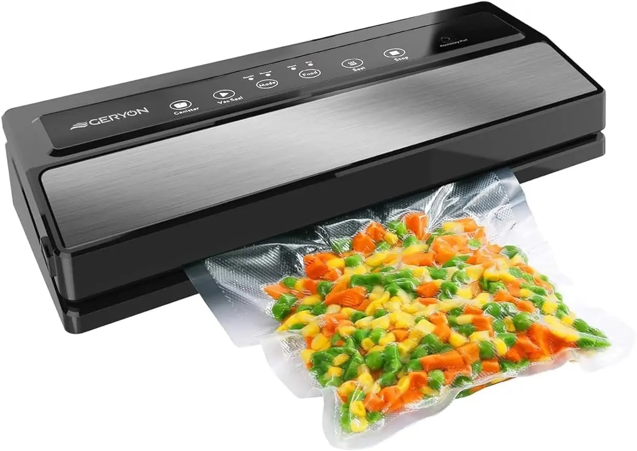 

Vacuum Sealer Machine Automatic Food Sealer Starter Kit|Led Indicator Lights|Easy to Clean|Dry & Moist Food Modes