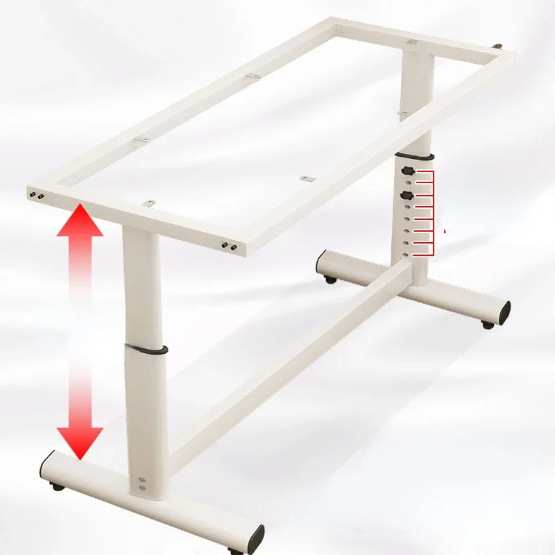 Table legs adjustable lifting base, table legs shelf can be wrought iron paint thickened office conference table shelf