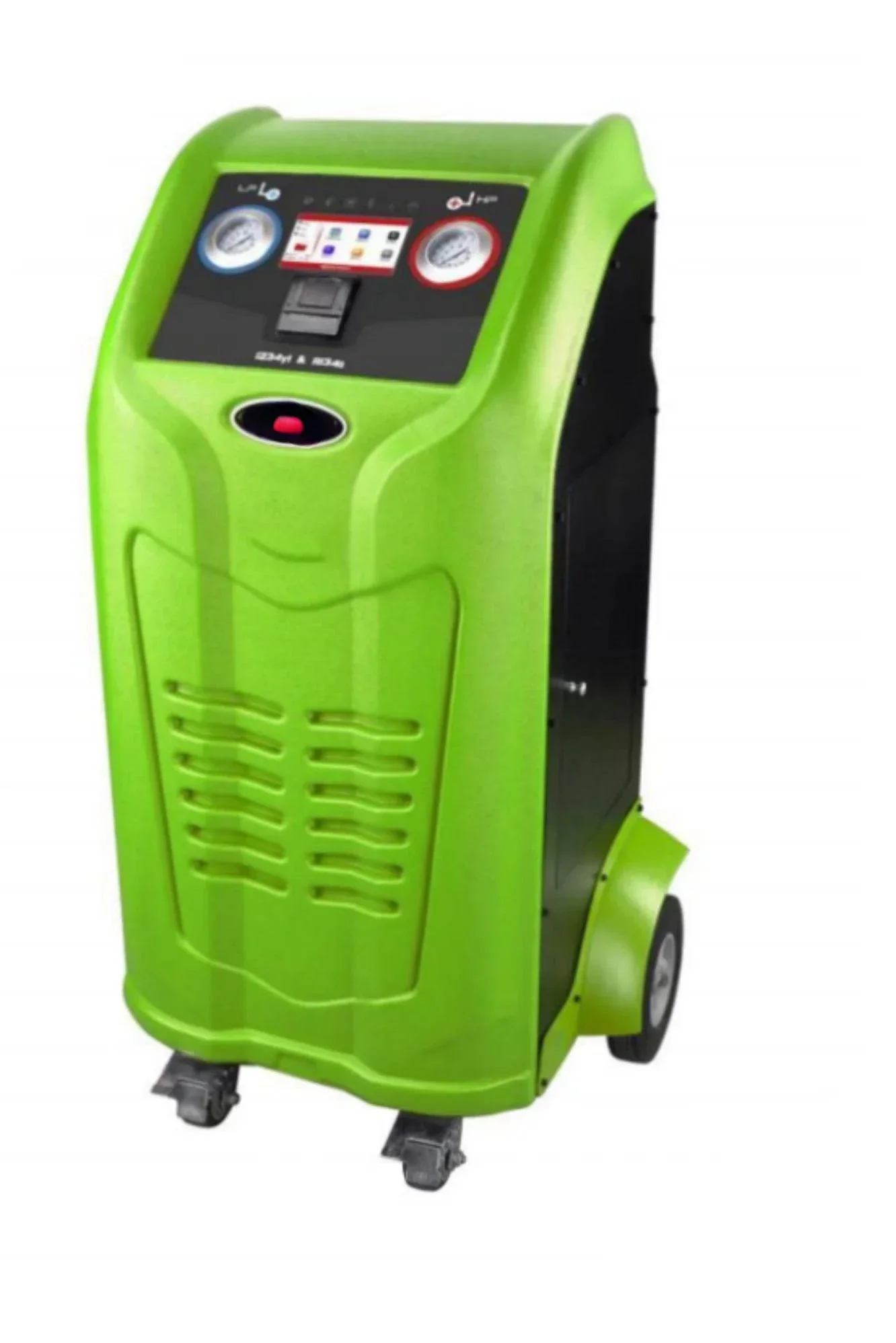Exquisitamente más allá de compararAC aire acondicionado completamente automático gas R134a R1234YF r22 r410 máquina de recuperación y lavado de refrigerantes