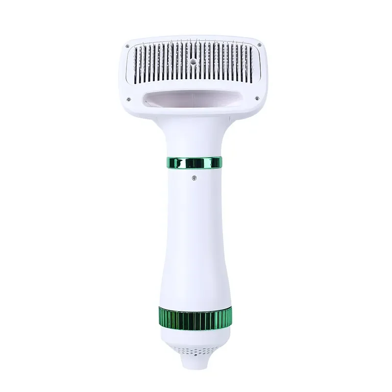 2-in-1 Pet Hair Dryer Comb Hot Air Brush for Dogs Cats Floating Fur Removal Grooming Tool